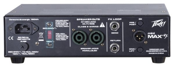 Peavey MiniMAX™ 600-Watt Mini Bass Amp Head