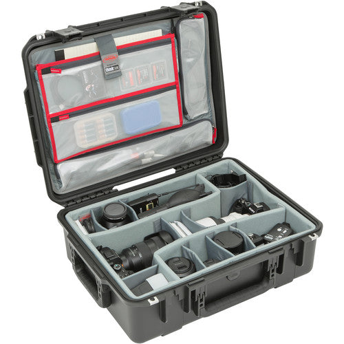 SKB 3i-2015-7DL iSeries 2015-7 Case with Think Tank Photo Dividers & Lid Organizer (Black)