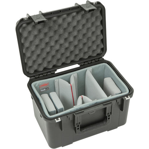 SKB 3i-1610-10DT iSeries Waterproof Case with Video Dividers and Lid Foam (Black)
