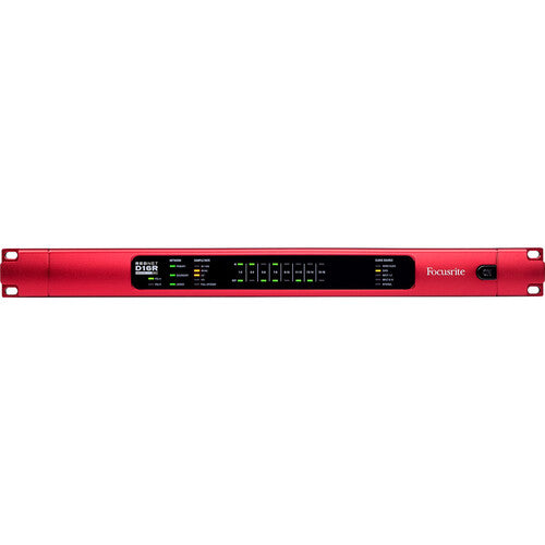 Focusrite REDNET-D16R-MKII Rackmount 16x16 Dante Digital Audio Interface