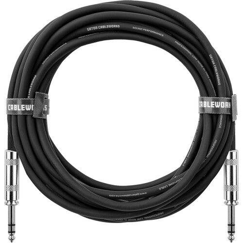 Gator CableWorks GCWB-BPC-5 5-foot TRS ¼” Male to Male Balanced Patch Cable