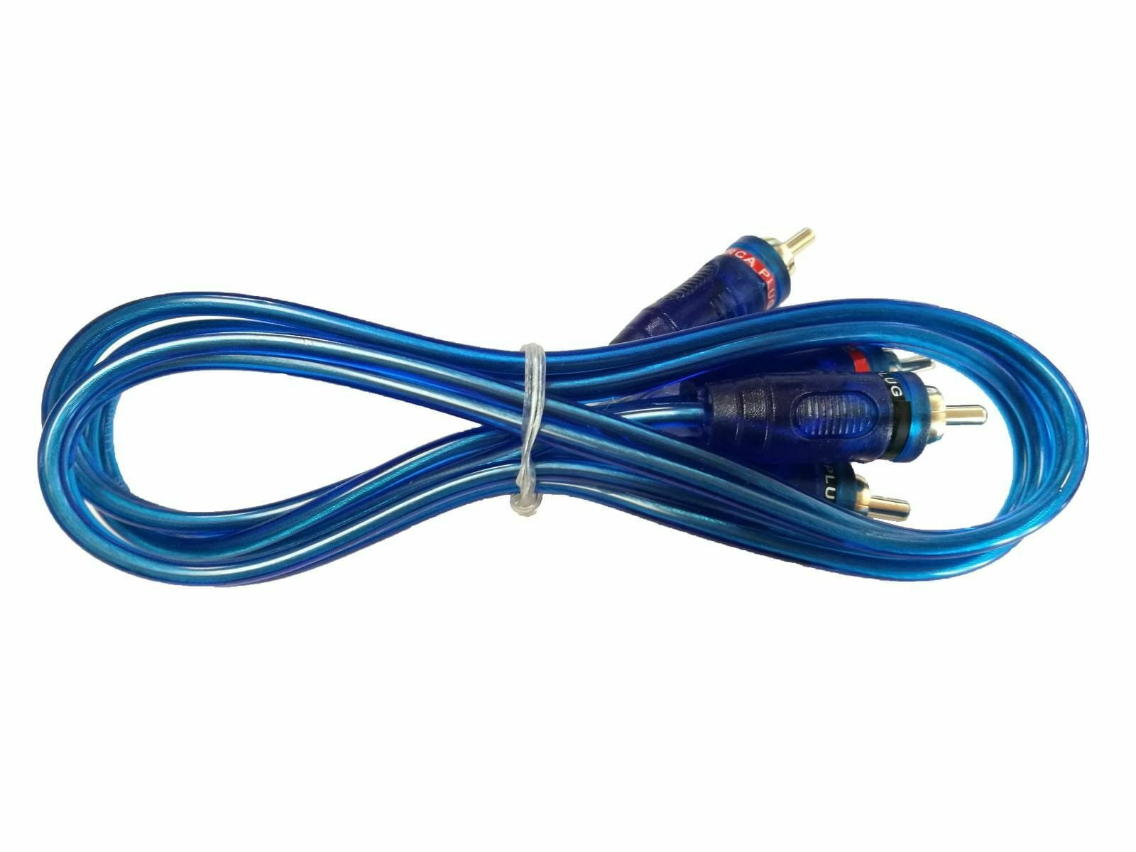 MK Audio 12' RCA Stereo Plug Cable 2 Male to 2 Male Car Stereo Marine Home Audio ATV