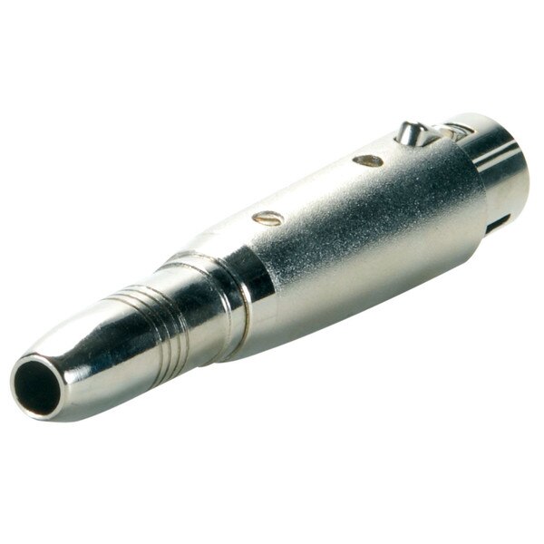 MR DJ QTXLRF1 XLR Female to 1/4" Stereo Female Adapter Converter Gender Audio Coupler