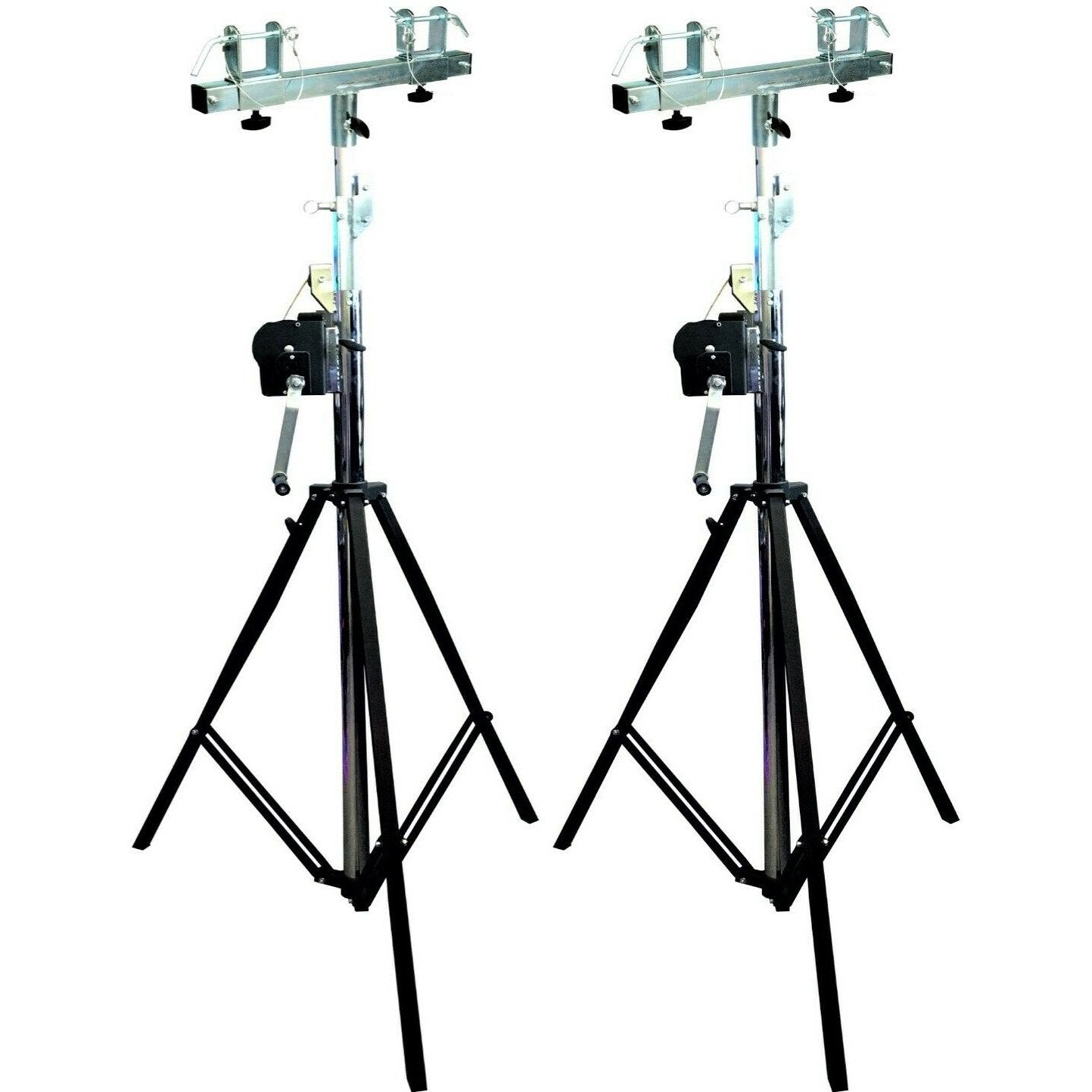 MR Truss ST200 & SBC250 Crank Light Stand Pro Lighting 12 Foot Crank Light Stand & Square Truss T-Bar Adapte