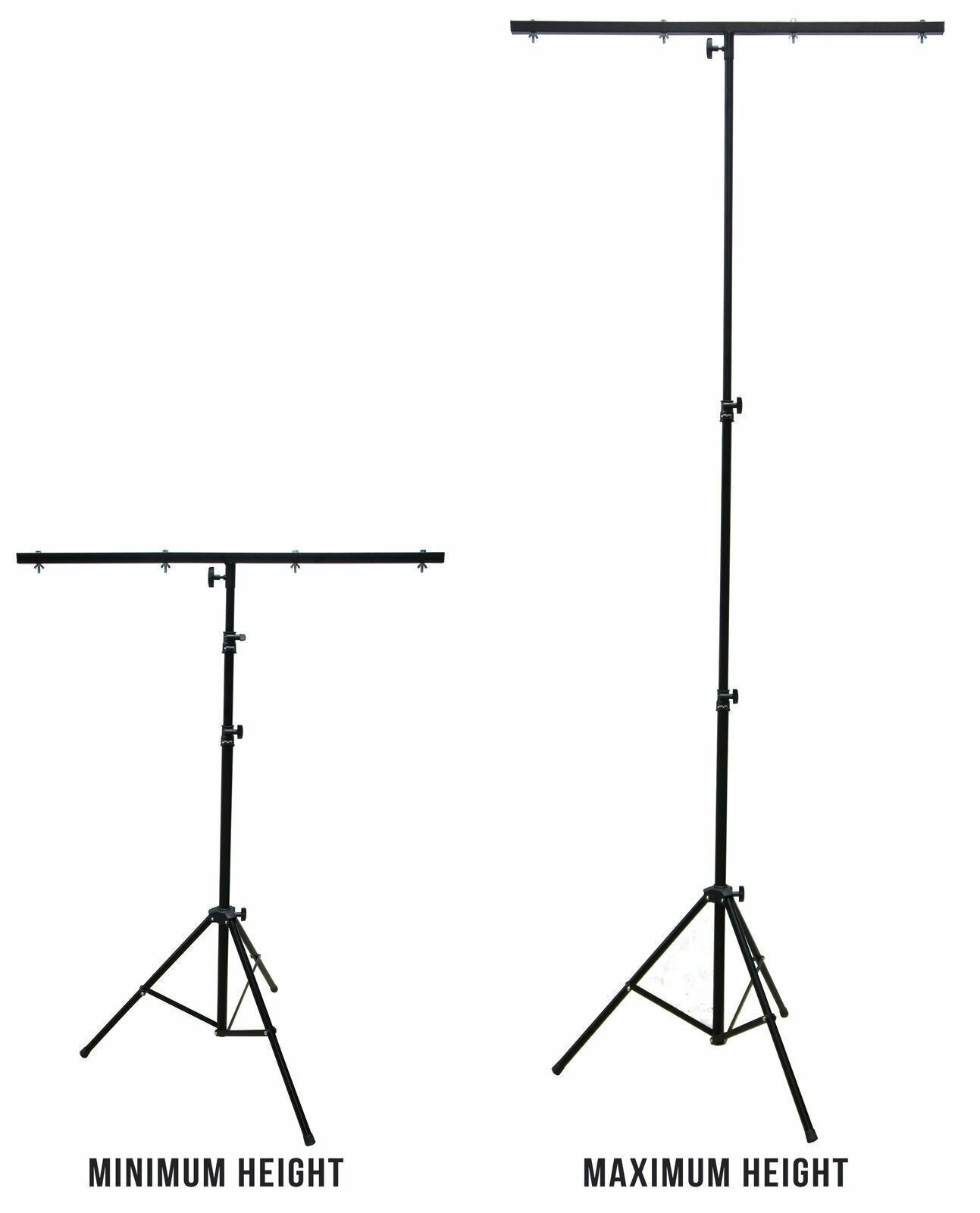 9' Lighting Tripod Portable Stage T-Bar Light Stand Cross Bar FS-adapter