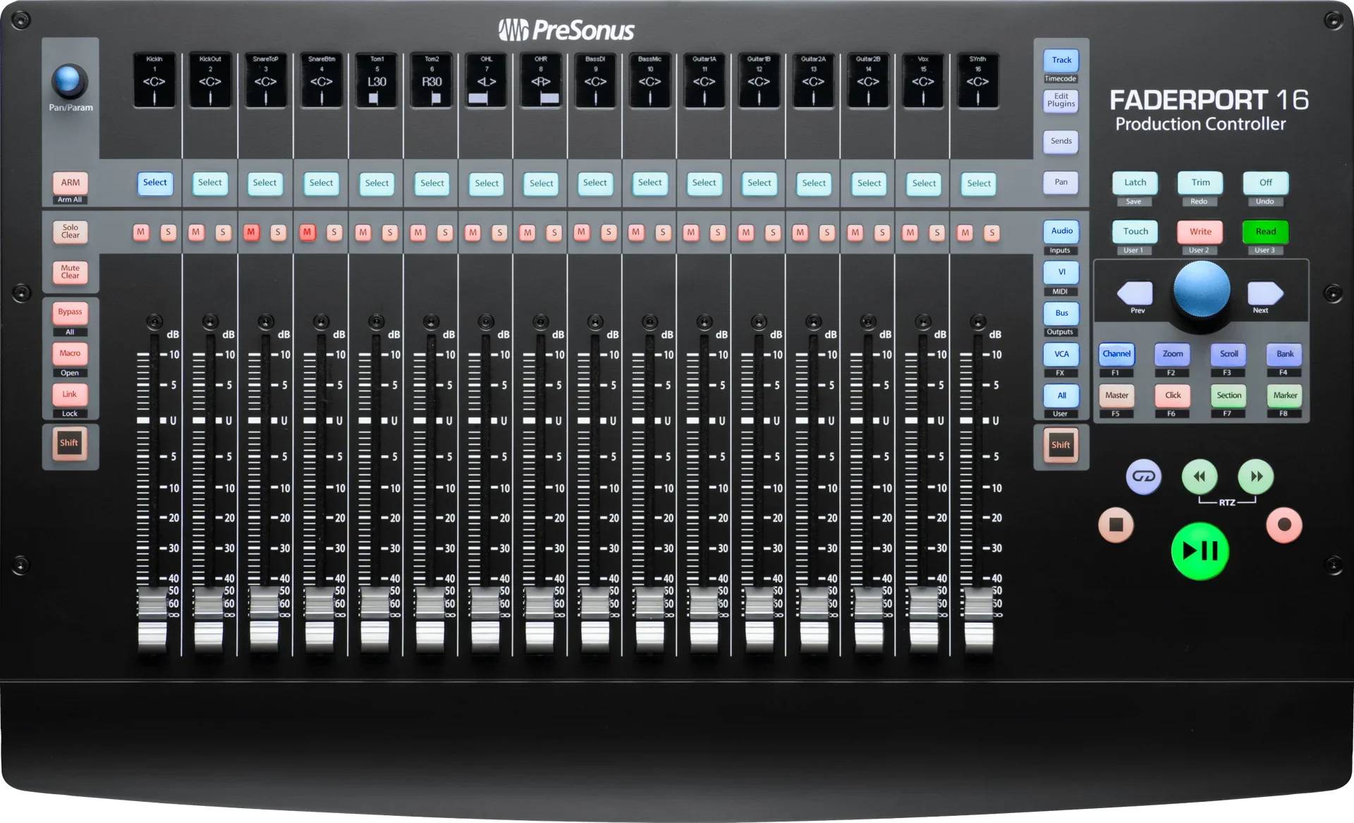 PreSonus 2777100201 FaderPort 16 16-channel Production Controller