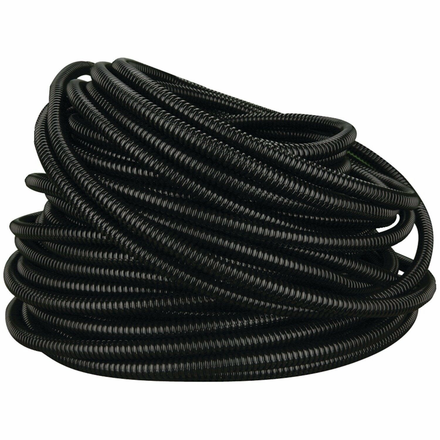 The Install Bay IB-SLT14 100' 1/4" split loom wire tubing 100 feet in black ribbed design