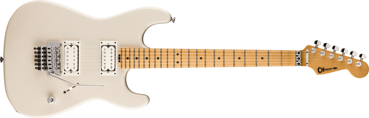 Charvel 2865031876 American Neo-Classic San Dimas Style 1 Electric Guitar - Ivory Blitz