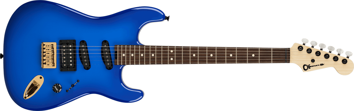 Charvel 2965263391 Jake E. Lee Signature Pro-Mod San Dimas Style 1 Electric Guitar - Blue Burst