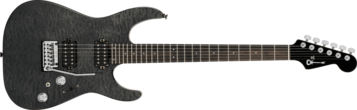 Charvel 2972811585 Pro-Mod Plus Dinky DK24 QM Electric Guitar - Midnight Ocean