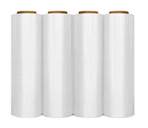 Absolute 4 CLEAR 18"x 1500 FT Roll 80 Gauge Thick Stretch Packing Wrap Pallet Shrink Film