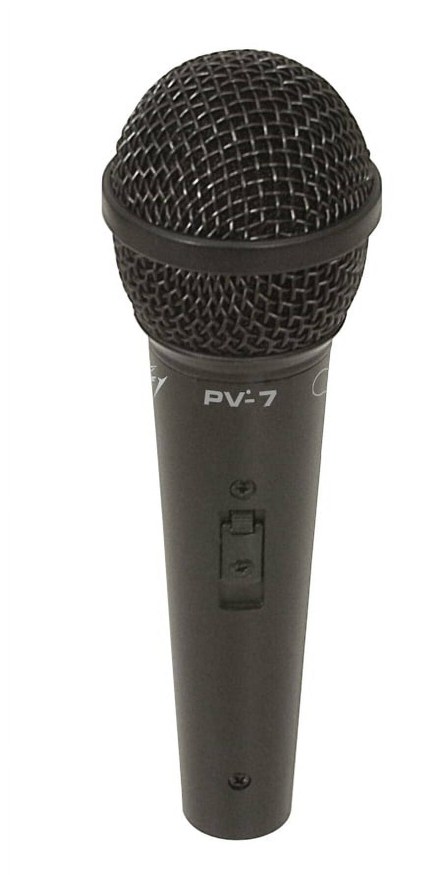Peavey Pv 7 High Sensitivity Microphone W/ 1/4" Cbl & Magnet Diaphragm 3013500