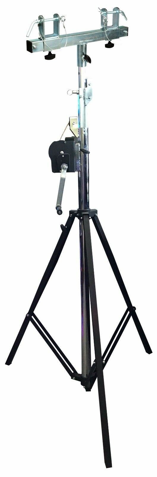 MR Truss ST200 & SBC250 Crank Light Stand Pro Lighting 12 Foot Crank Light Stand & Square Truss T-Bar Adapte