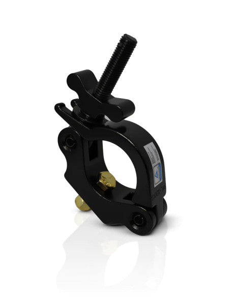 Galaxy Stage GS-C102P Standard Half Coupler Clamp Black Heavy-Duty Aluminum Truss Mount Clamp