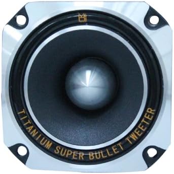 MR DJ USA HDT700S 3.5-Inch Titanium Bullet Tweeter w/ 10 Ounce Ferrite Magnet Chrom