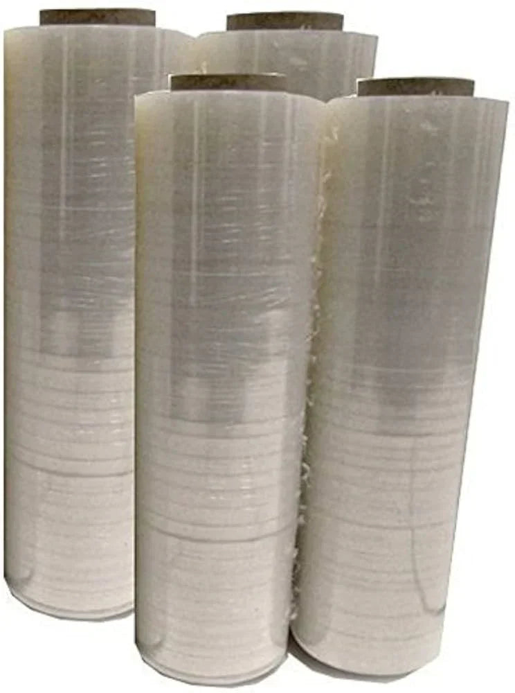 American Terminal  18" X 1500SQ FT 4 ROLLS 80 Gauge  Pallet Wrap Stretch Film Shrink Hand WRAP