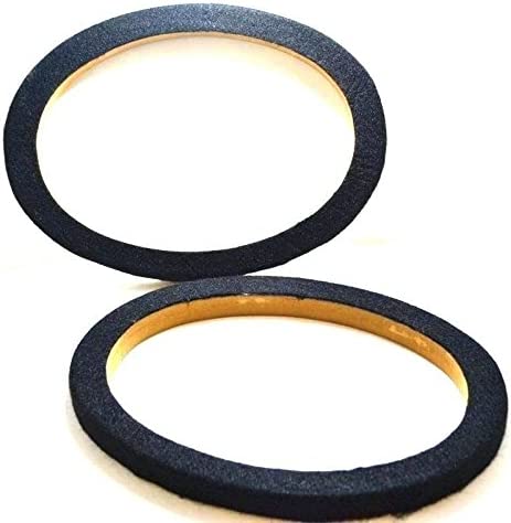 MK Audio TSP12B-2 12" Universal Subwoofer Ring Spacer Extender 3/4" Black Carpet