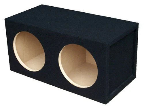 Absolute DSS12 Dual 12" Black Sealed MDF Subwoofer/Sub Enclosure Empty Box