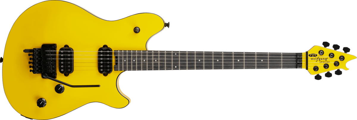 EVH 5107701304 Wolfgang® Special, Baked Maple, Ebony Fingerboard Electric Guitar - Caution Yellow