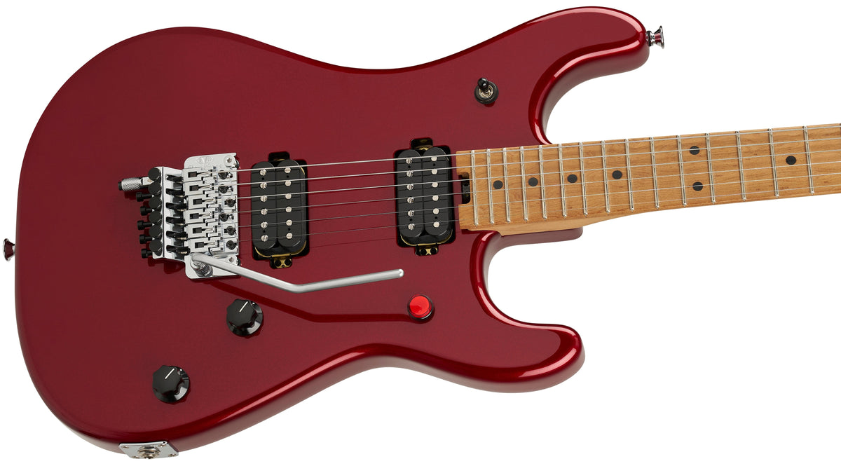 EVH	 5108300309 5150® Series Deluxe, Baked Maple Electric Guitar - Candy Apple Red Metallic