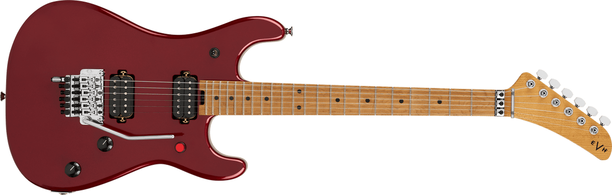 EVH	 5108300309 5150® Series Deluxe, Baked Maple Electric Guitar - Candy Apple Red Metallic