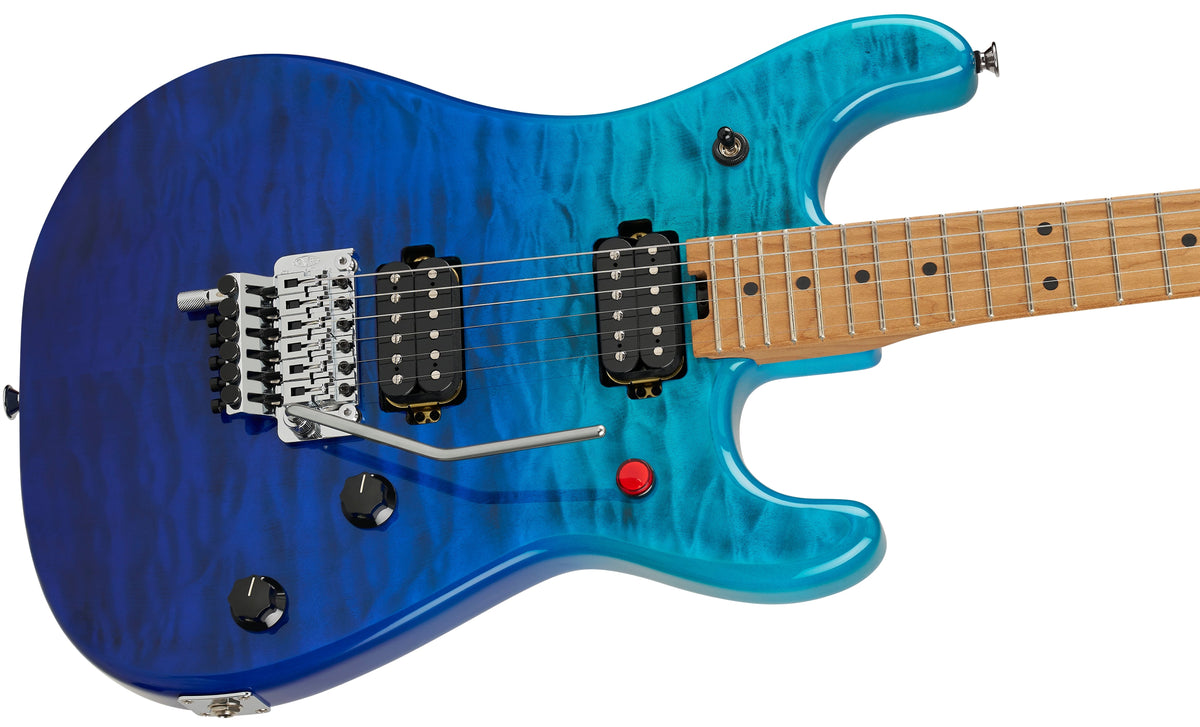 EVH	 5108310389 5150® Series Deluxe QM Electric Guitar - Baked Maple, Pacific Drift