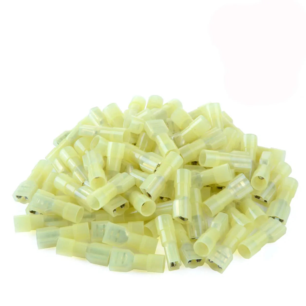 Absolute 50PC FQD1210Y-50 12/10 Gauge Nylon Fully Insulated Female Quick Disconnect