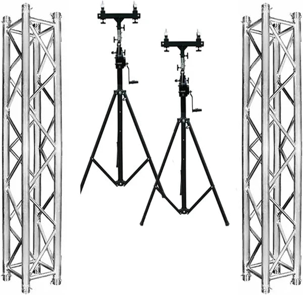 MR Truss Crank-up Portable 10' Lighting Stand with 12' Truss Package
