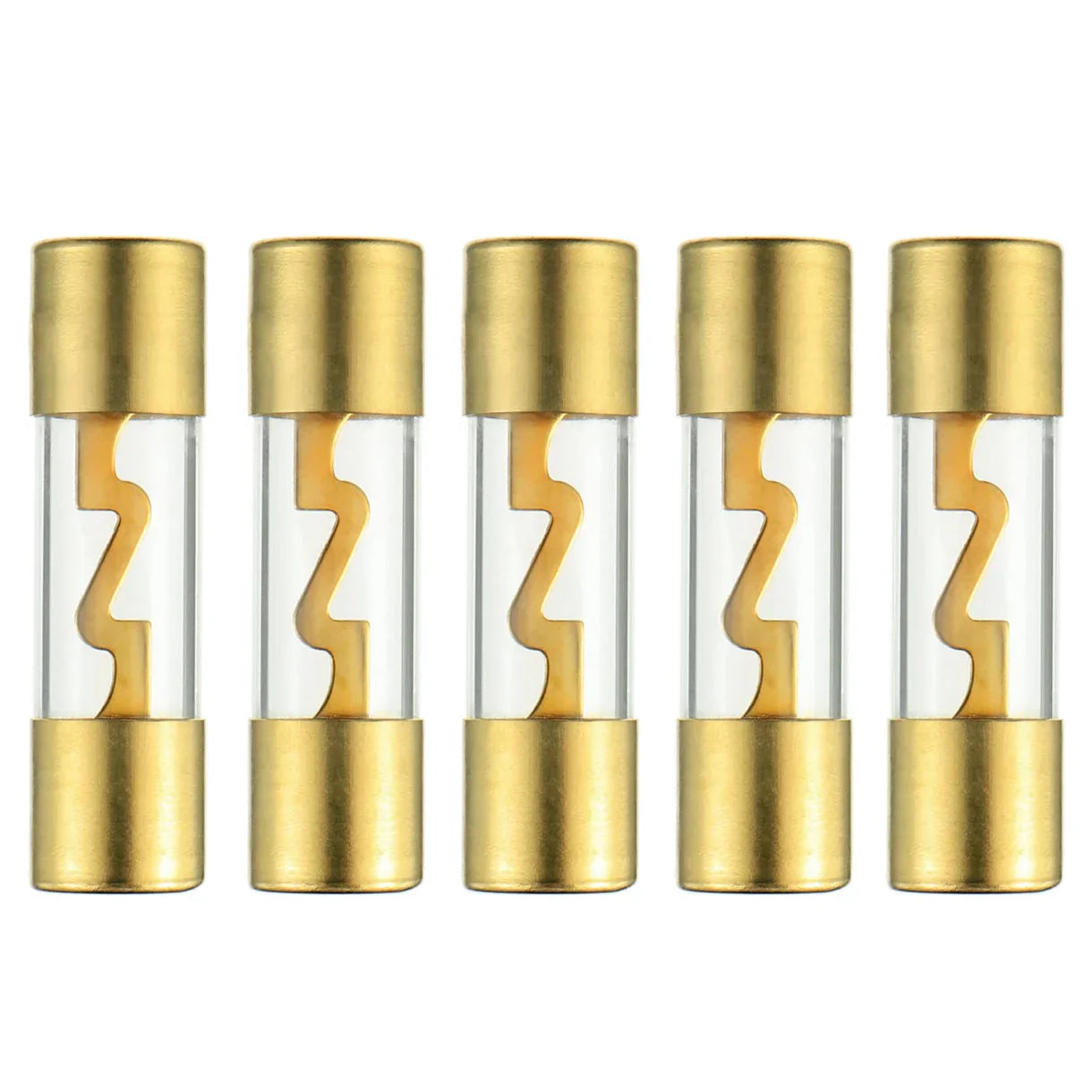 DC Sound DAGU80-10 80 Amp AGU Glass Fuse 10 Pack