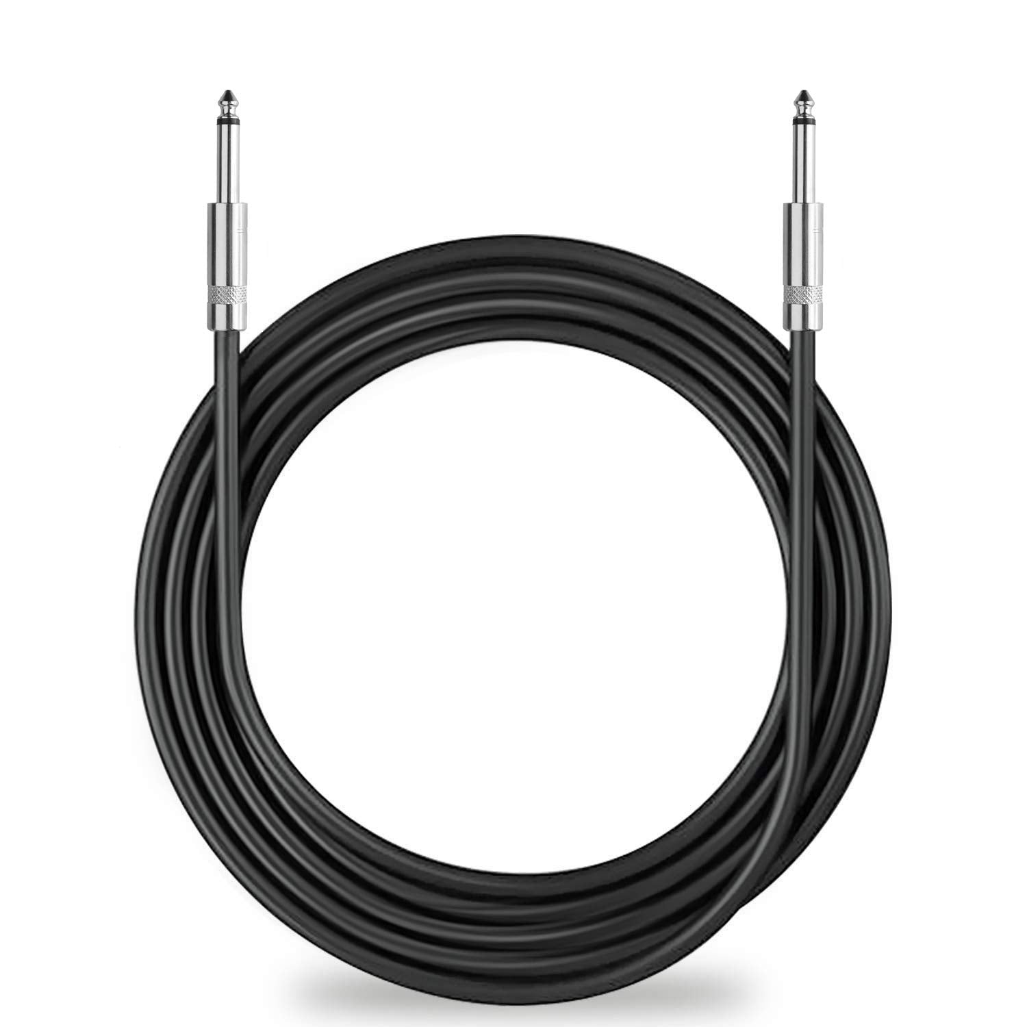 MK Audio MKQQM3 1/4" to 1/4" 3 FT. Wire PA DJ Pro Audio Speaker Cable