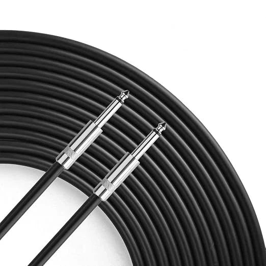 Absolute ASKJ-603 Speaker Cable Wire 1/4 inch TS to Same 3 feet
