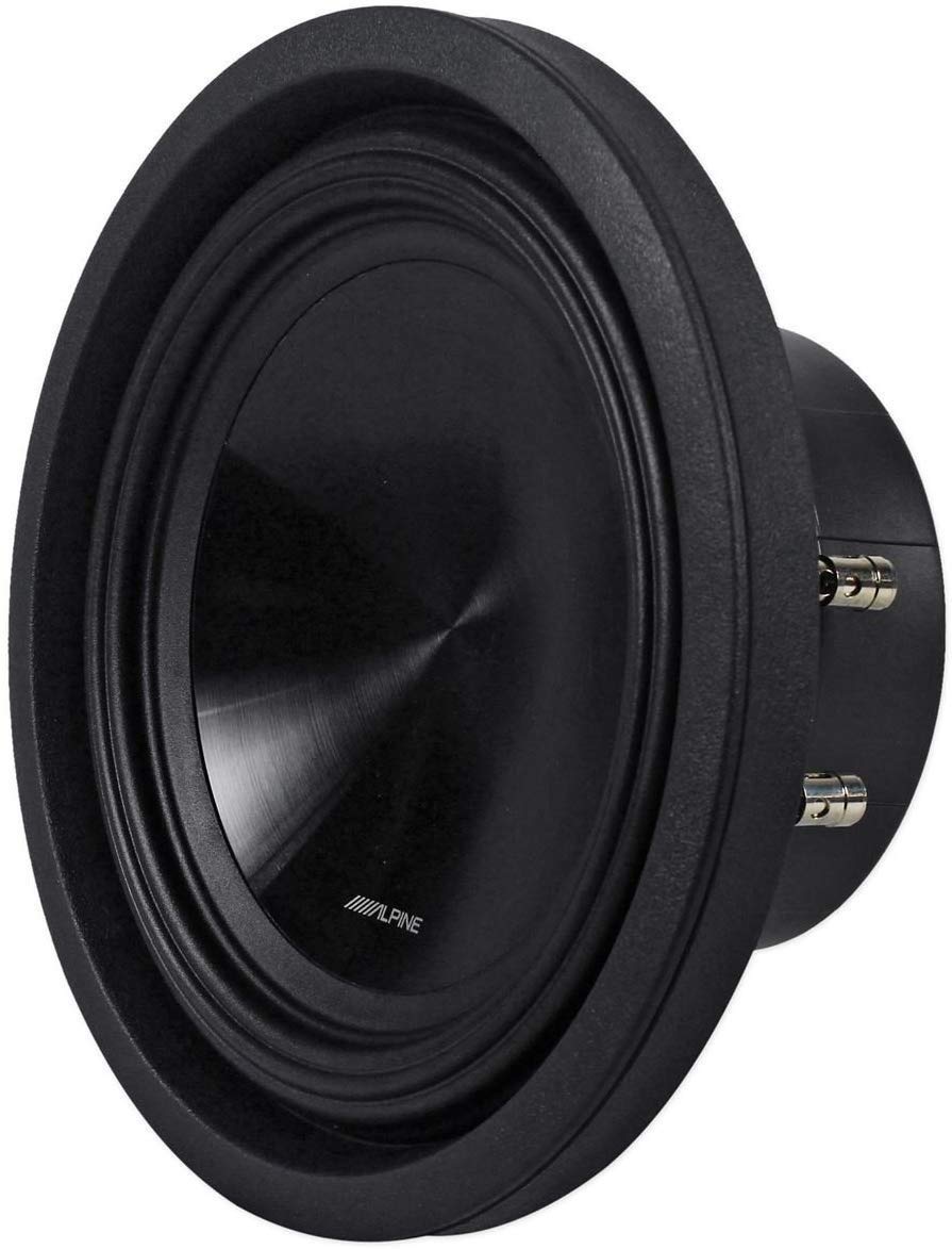 Alpine SWT-10S2 1000W Peak 10" SWT Series Single 2-ohm Shallow Mount Subwoofer