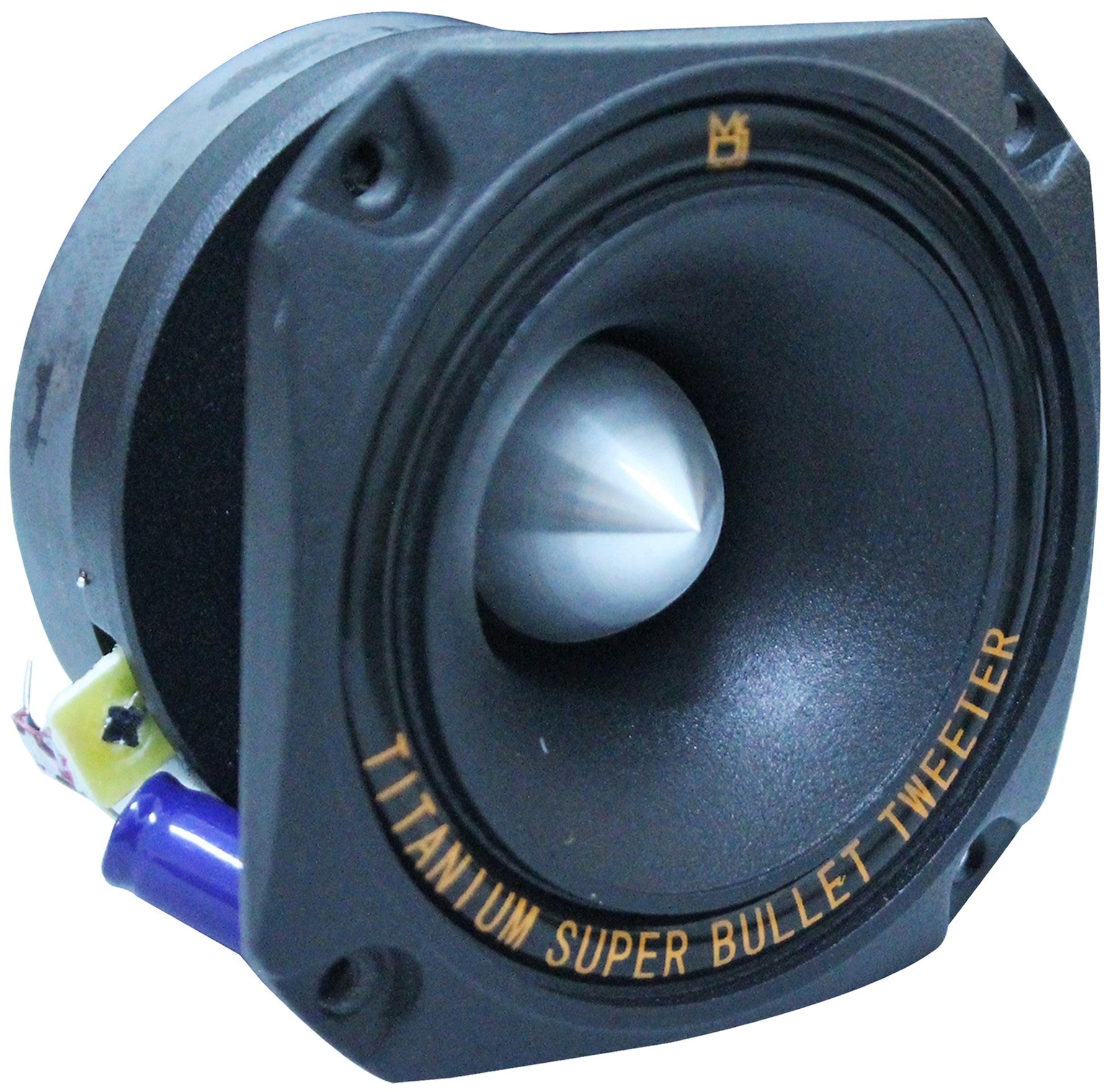 MR DJ HDT700B 3.5-in Titanium Bullet Tweeter w/ 10 Ounce Ferrite Magnet Black