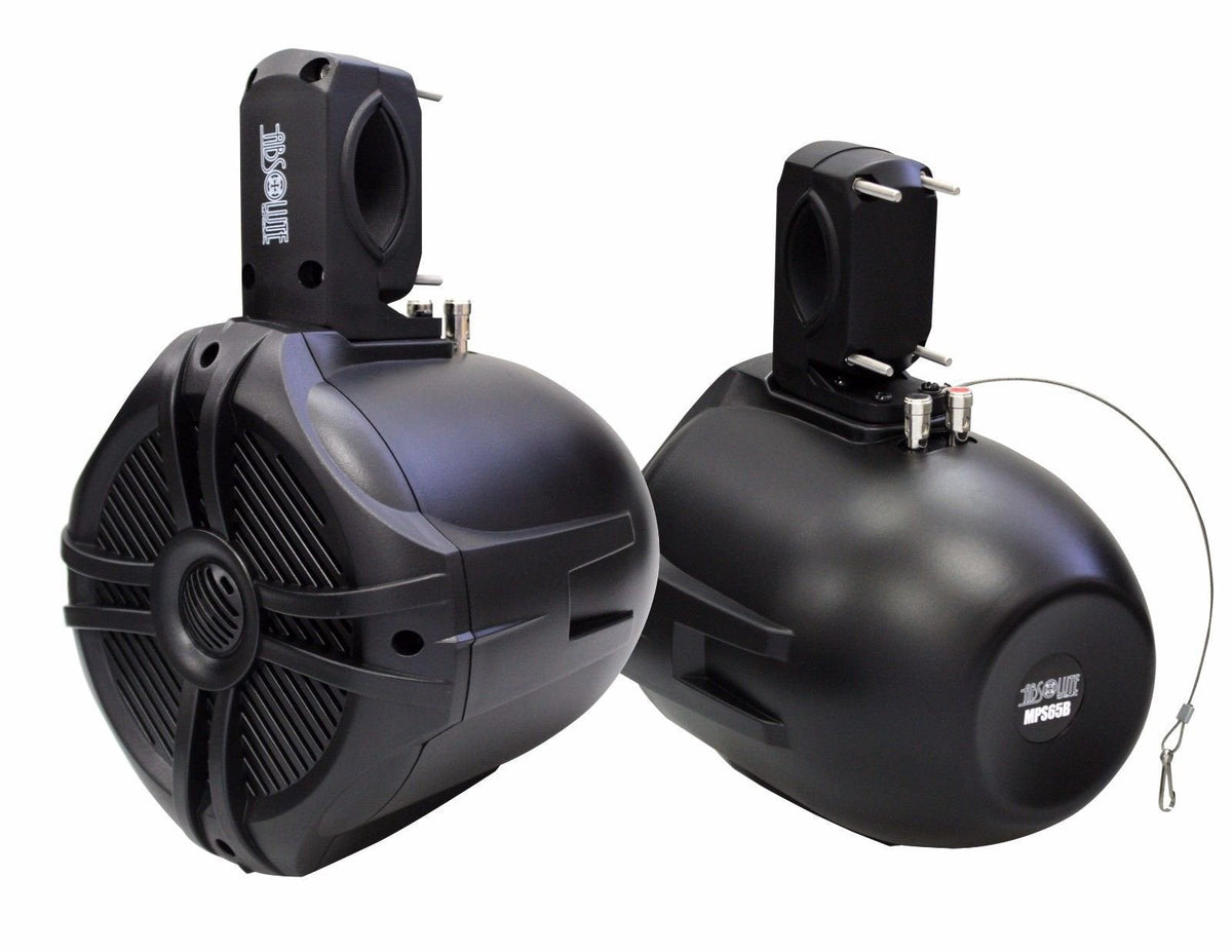 Absolute MPS65B Marine RV 6.5" 200W Wake Tower POD Enclosure Speaker