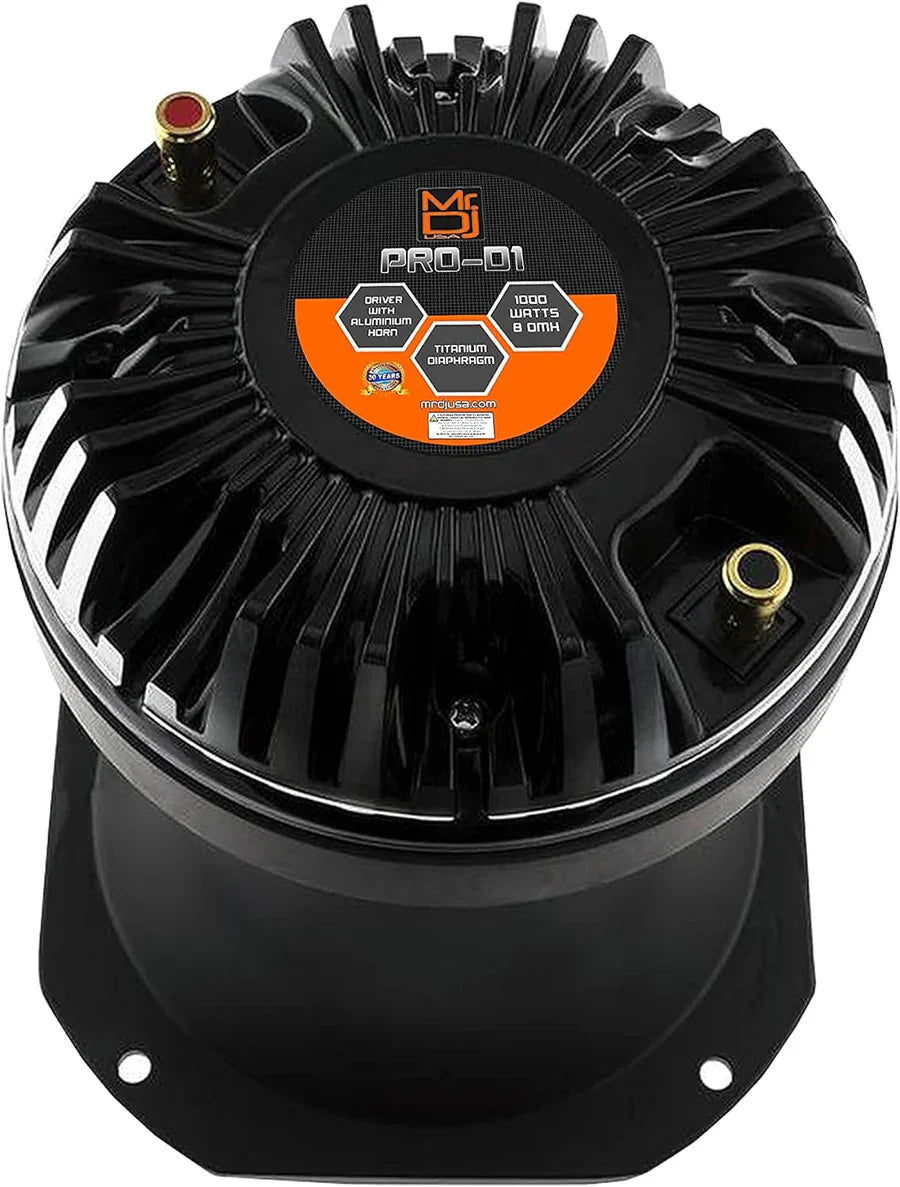 MR DJ PROD1 Titanium Bullet Super Tweeter with Aluminum Horn