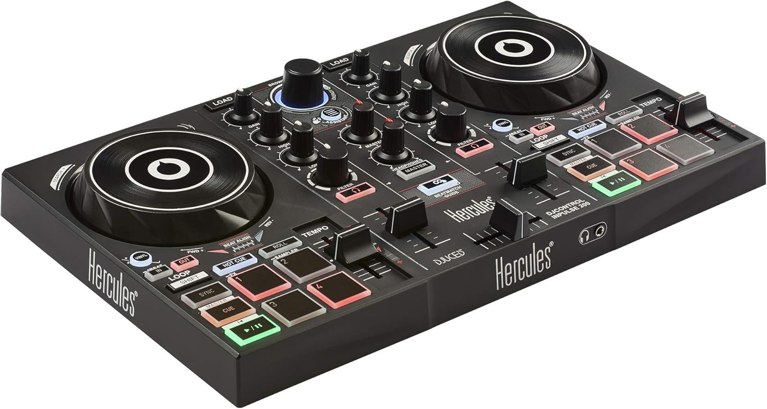 Hercules DJC-INPULSE-200 DJControl Inpulse 200 DJ Controller