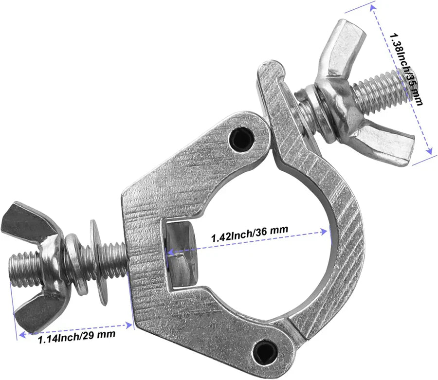 MR TRUSS TC9 Universal 2" Heavy Duty Pro Aluminum Stage Lighting Clamp Mounting