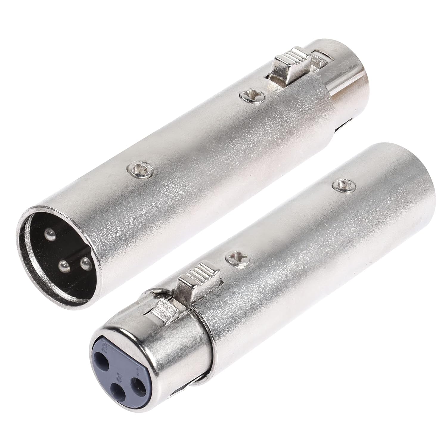 MR DJ AXLRMF 3-Pin XLR Male to 3-Pin XLR Female Audio Microphone Cable Extension Adapter Connector