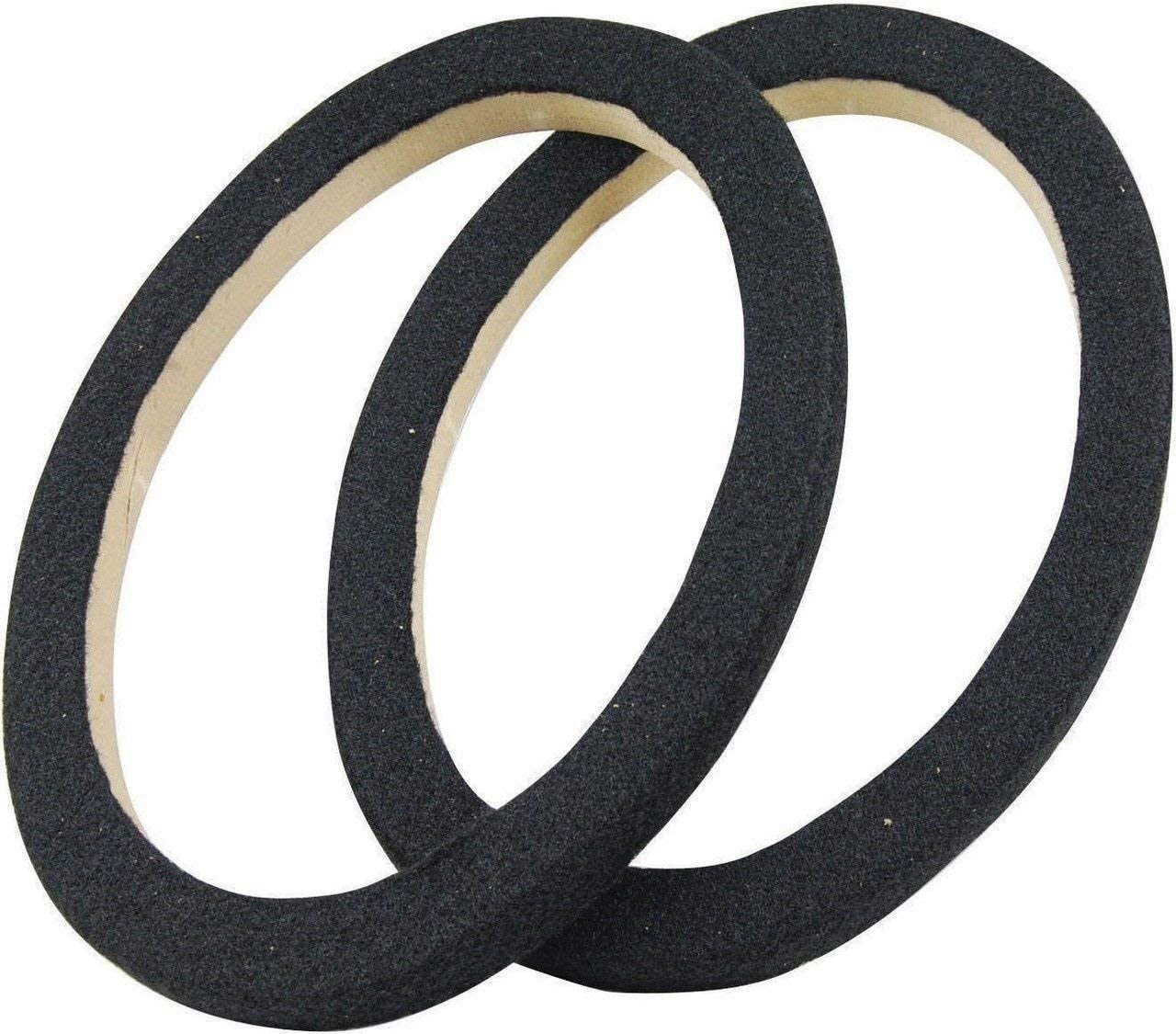 XP Audio XSP12B-2 12" Universal Subwoofer Ring Spacer Extender 3/4" Black Carpet