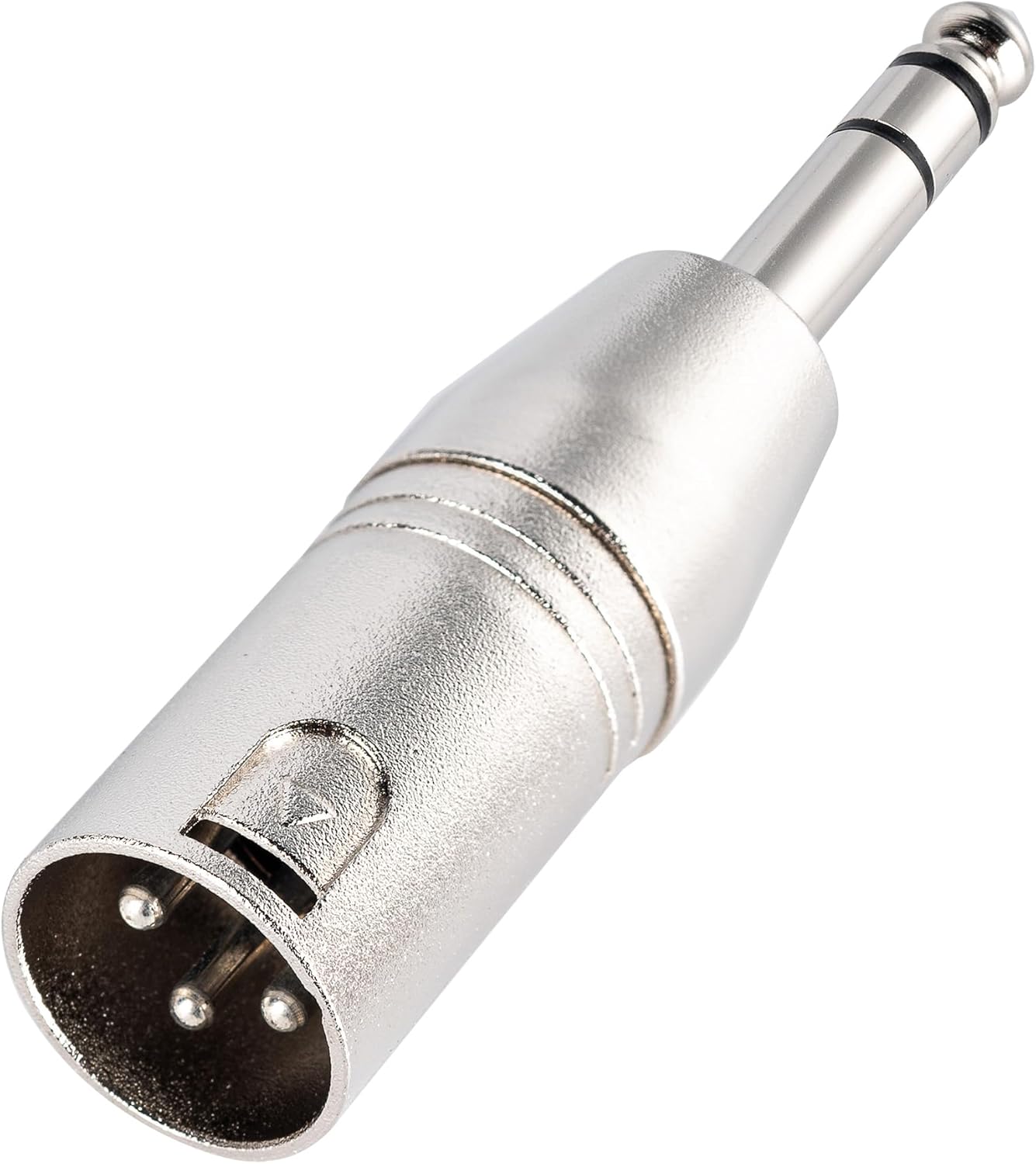 MR DJ XMTRS-2 1/4" TRS to Balanced XLR Male Adapter 2-Pack