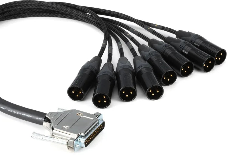 Mogami GOLD-DB25-XLRM-02 8-channel Analog Snake - 2 feet