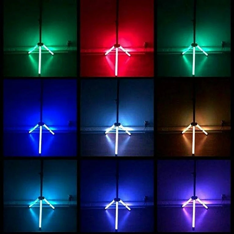 MR DJ SS850LED Color Speaker Stand Ultra Bright LED Color Changing Lighting with Remote