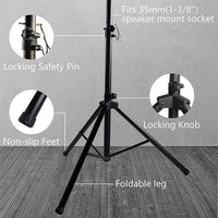 MR DJ SS350S Universal Silver Folding Tripod PRO PA DJ On Stage Speaker Stand