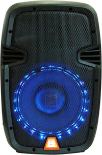 MR DJ PBX1859S 10" 2-Way PRO PA  Portable Passive Speaker with LED Accent Lighting
