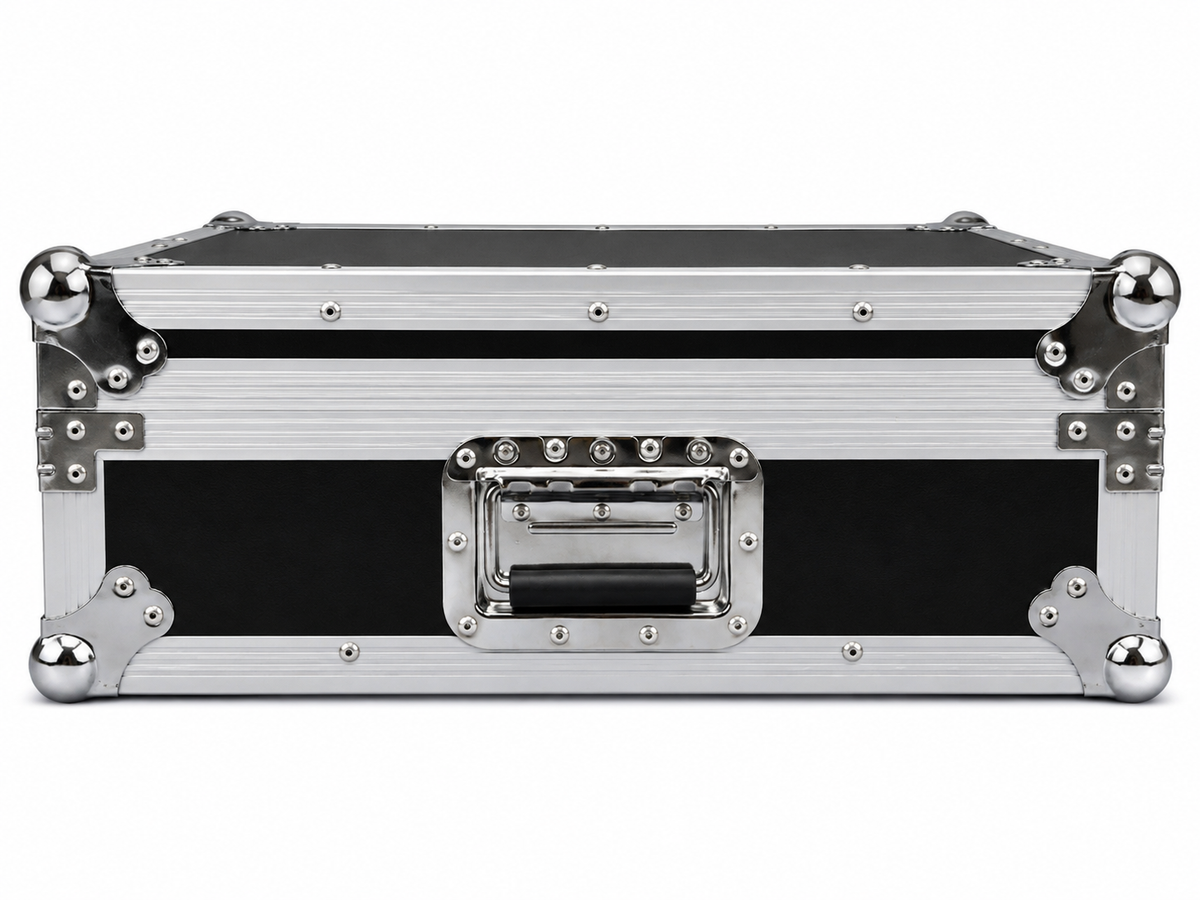MR DJ CASE500 Universal Flight Chest Style DJ Coffin Case Removable Cover Foam Interior Lockable Butterfly Latches