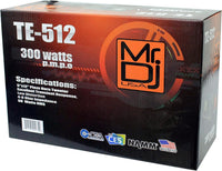 MR DJ TE-512 5"x12" 300W PRO Audio PA/DJ Wide Screw-ON Type Piezo Compression Horn Tweeter