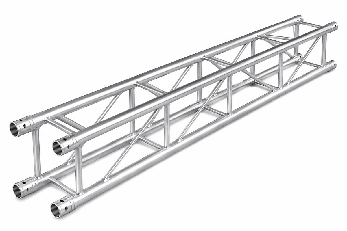 MR DJ DTSQ820 8.20' x 12" Universal Straight Square Tubing Box Aluminum Lighting Trussing Segment for Pro Lighting