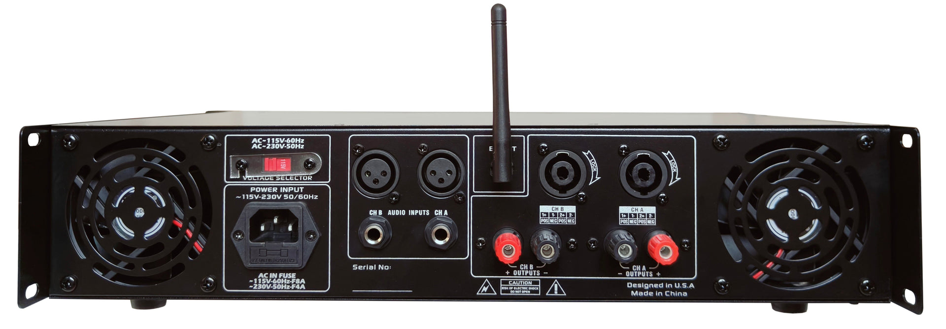 MR DJ AMP2000DSP 2Ch Class AB 2000W PA DJ Power Amplifier Onboard DSP Bluetooth USB