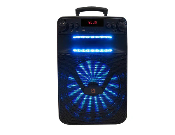 Mr Dj ART Bluetooth Speaker 12" Portable Speaker Bluetooth/Rechargeable App Control