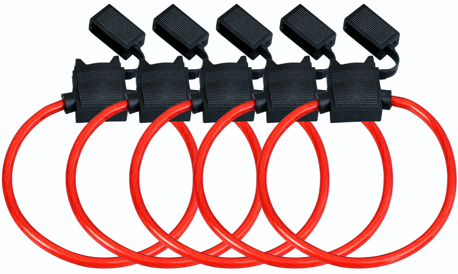 5 XP Audio XATC8G 8 Gauge ATC In-Line Blade Fuse Holder OFC Copper Wire Protection